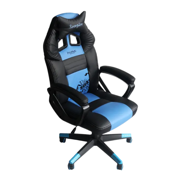 Scaun Gaming Marvo CH-105 Blue photo 4 Scaun Gaming Marvo CH-105 Blue photo 4