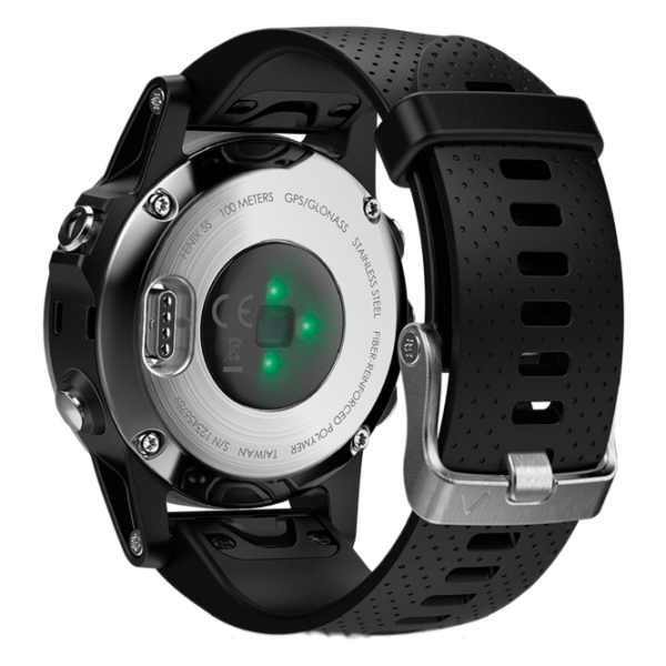Ceas inteligent Garmin Fenix 5S 1.1"/ Black Silver photo 4
