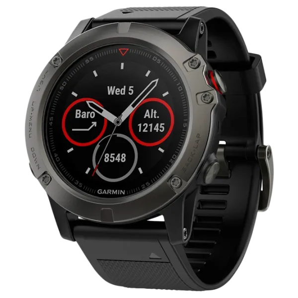 Ceas inteligent Garmin Fenix 5X 1.2"/ Gray photo 2