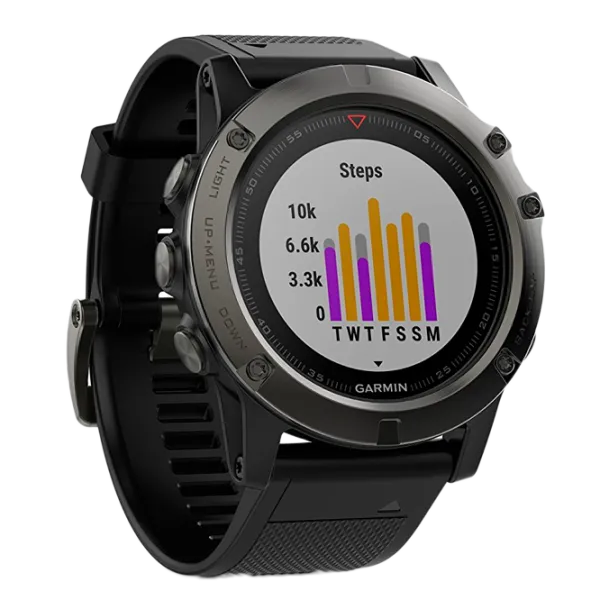 Ceas inteligent Garmin Fenix 5X 1.2"/ Gray photo 4