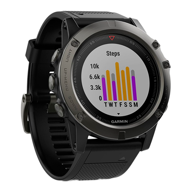 Ceas inteligent Garmin Fenix 5X 1.2"/ Gray photo 4