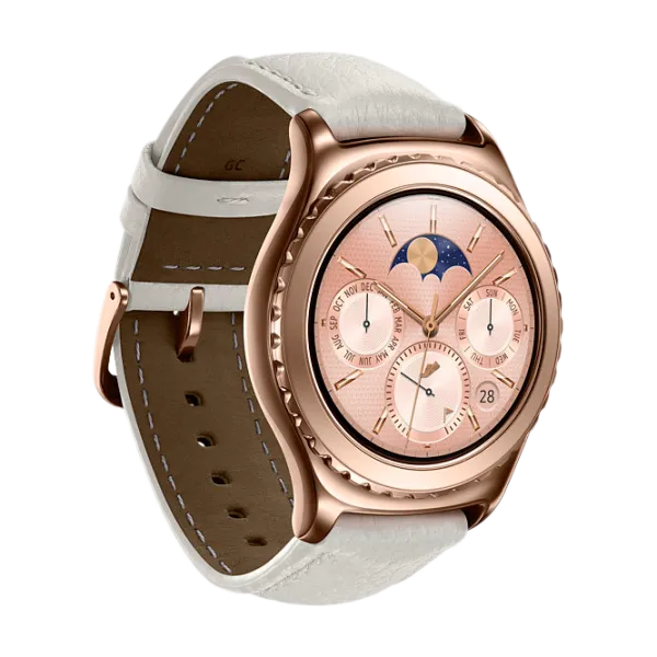 Ceas inteligent Samsung Gear S2 R732/ Peach Gold photo 3