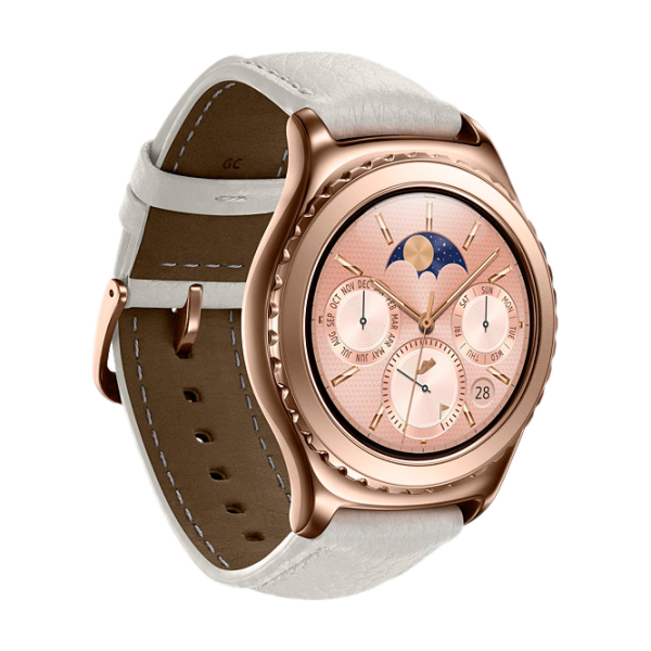 Ceas inteligent Samsung Gear S2 R732/ Peach Gold photo 3