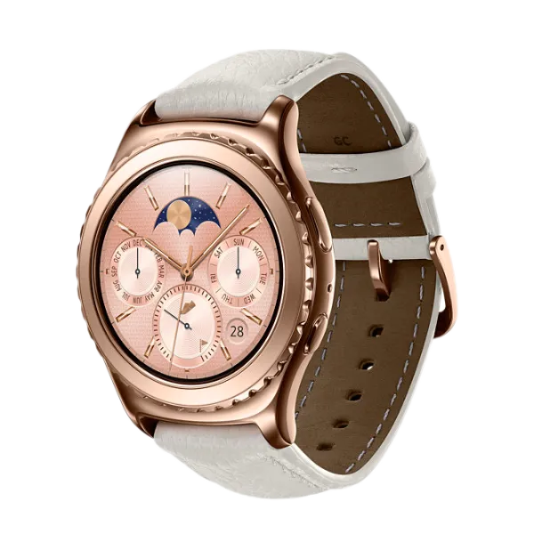 Ceas inteligent Samsung Gear S2 R732/ Peach Gold photo 4