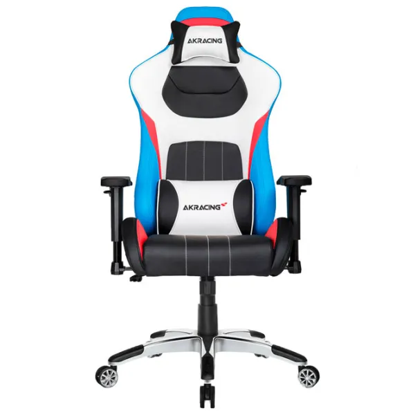 Игровое кресло AKRACING Premium Style Белый Синий photo 2
