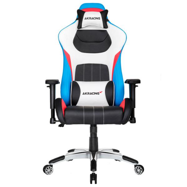 Игровое кресло AKRACING Premium Style Белый Синий photo 2
