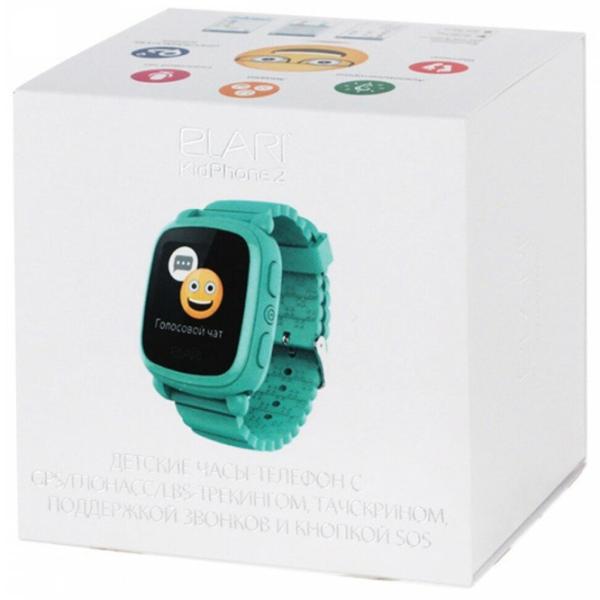 Детские часы Elari KidPhone 2 1.4"/ Зеленый photo 4