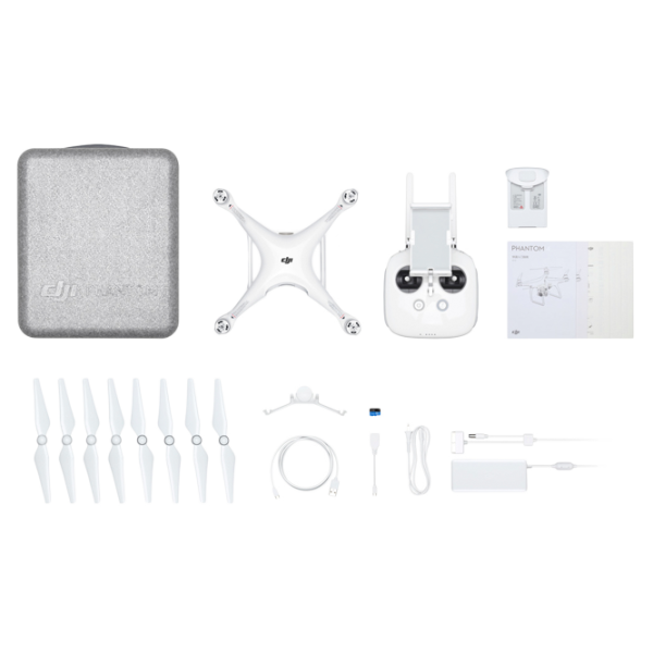 Drone DJI Phantom 4 Advanced+ 30 min/ 20 m/s Viteză maximă pe orizontală/ 6 m/s Viteză maximă pe verticală/ White photo 4