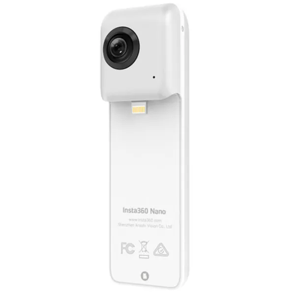 Cameră action Insta360 Nano Spherical  / 800 mAh / Silver photo 2