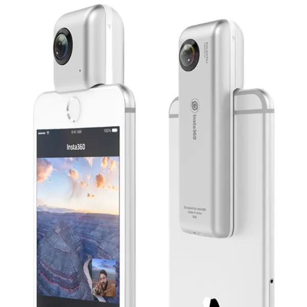 Cameră action Insta360 Nano Spherical  / 800 mAh / Silver photo 5
