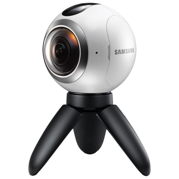 Cameră Samsung Gear 360 SM-C200 15 MP / 1350 mAh / White photo 6