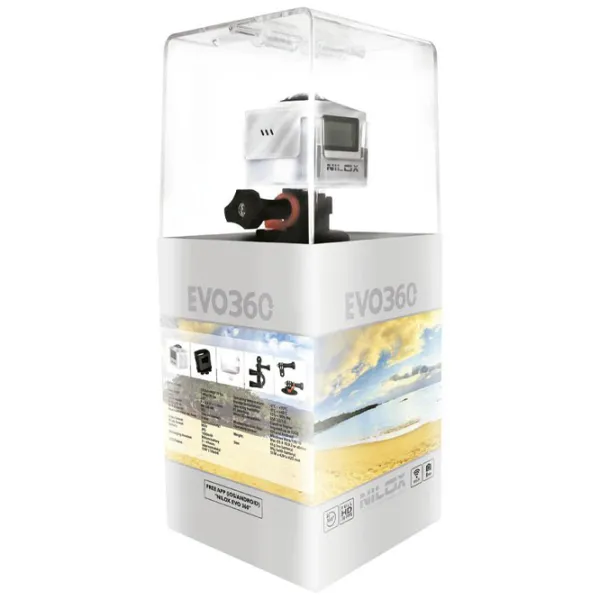 Экшн-камера Nilox Evo 360 8 МП / 1000 мАч / Серебряный photo 8 Экшн-камера Nilox Evo 360 8 МП / 1000 мАч / Серебряный photo 8