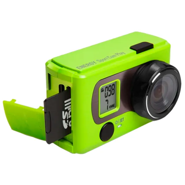Экшн-камера Energy Sistem Sport Cam Play 5 МП / 1130 мАч / Зеленый photo 2 Экшн-камера Energy Sistem Sport Cam Play 5 МП / 1130 мАч / Зеленый photo 2