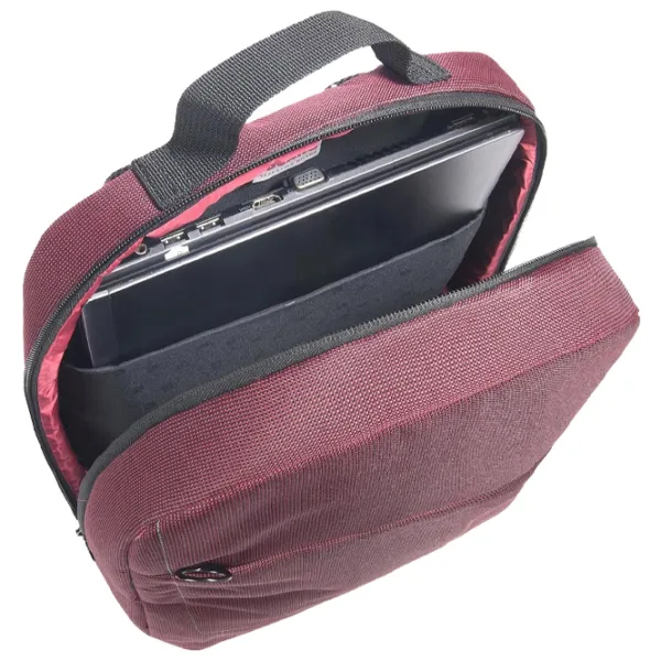 Rucsac Tucano Loop 15.6"/ Black Burgundy photo 4
