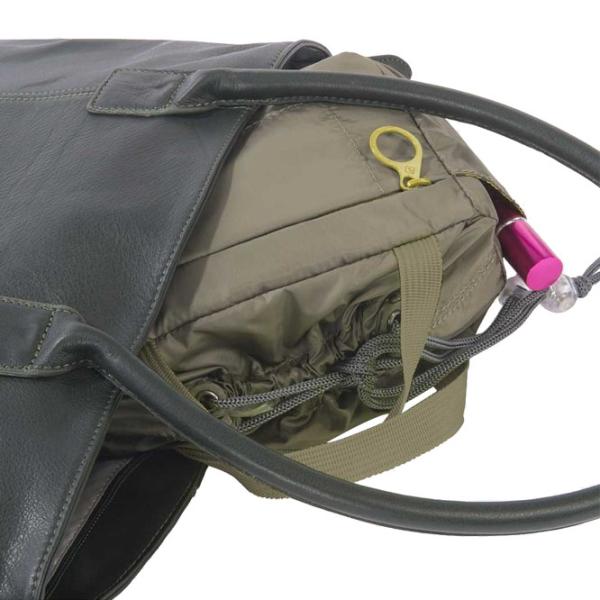 Сумка-органайзер Tucano Mia Bag-In-Bag S Mil Nailon/ Зелёный photo 8