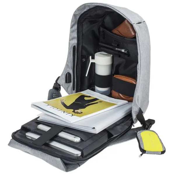 Рюкзак для ноутбука XD-Design Bobby Compact anti-theft 14"/ Primrose Желтый/ 17 л photo 6