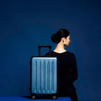 Чемодан Xiaomi Trolley 90 Points Suitcase 80л/ Синий photo 4