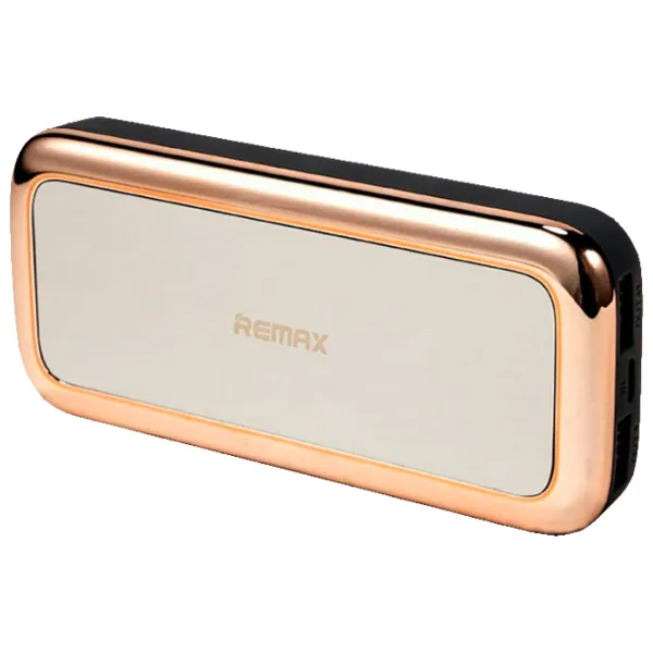 Power Bank Remax Mirror 10000 мАч/ Золотой photo 2 Power Bank Remax Mirror 10000 мАч/ Золотой photo 2