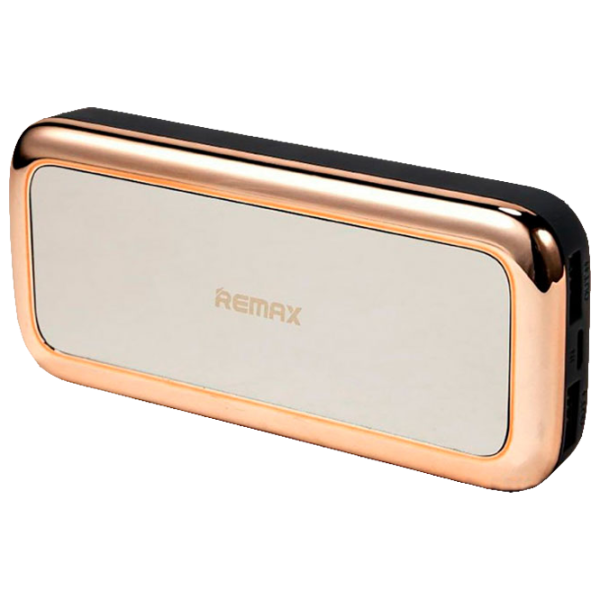 Power Bank Remax Mirror 10000 мАч/ Золотой photo 2 Power Bank Remax Mirror 10000 мАч/ Золотой photo 2