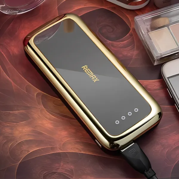 Power Bank Remax Mirror 5500 mAh/ Gold photo 2