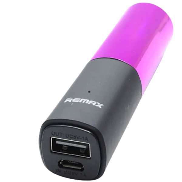 Power Bank Remax Lipmax 2400 mAh/ Purple photo 3 Power Bank Remax Lipmax 2400 mAh/ Purple photo 3