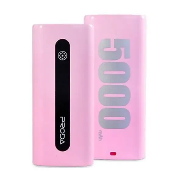 Power Bank Remax RPL-2 E5 5000 мАч/ Розовый photo 2 Power Bank Remax RPL-2 E5 5000 мАч/ Розовый photo 2