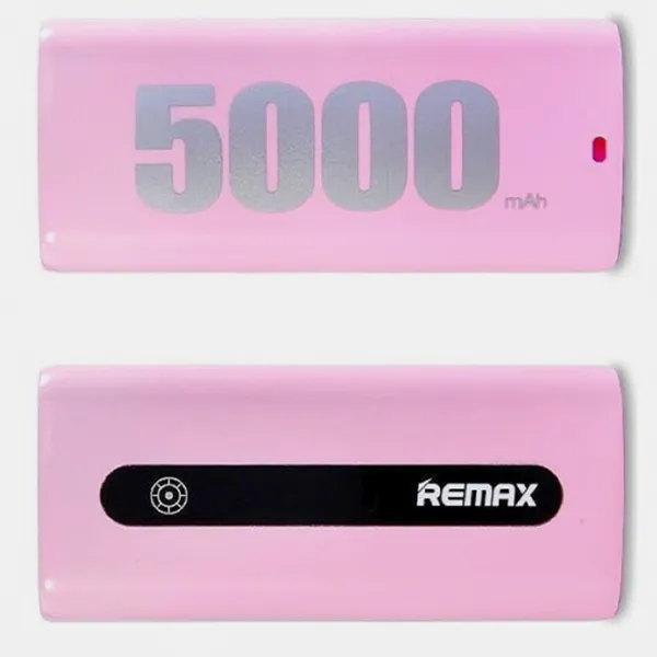 Power Bank Remax RPL-2 E5 5000 мАч/ Розовый photo 4 Power Bank Remax RPL-2 E5 5000 мАч/ Розовый photo 4
