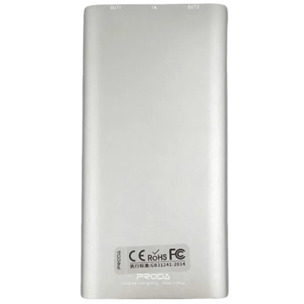 Acumulator extern Remax Proda PPP-13 Kinzy 10000 mAh/ Silver photo 2