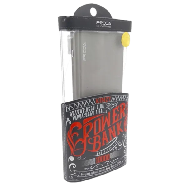 Acumulator extern Remax Proda PPP-13 Kinzy 10000 mAh/ Silver photo 5