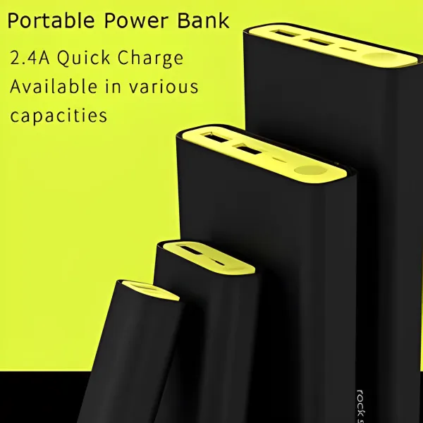 Acumulator extern Rock RMP0307 10000 mAh/ Black photo 4 Acumulator extern Rock RMP0307 10000 mAh/ Black photo 4