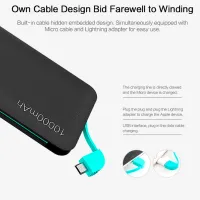 Power Bank USAMS CD05 10000 mAh/ Black photo 5