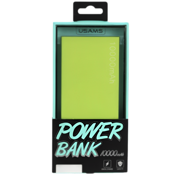 Power Bank USAMS CD01 10000 mAh/ Green photo 3