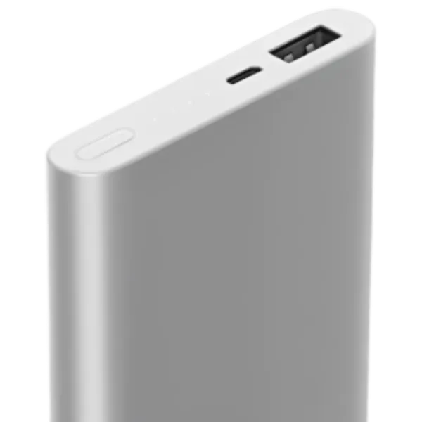 Power Bank Xiaomi Mi 2 10000 mAh/ Silver photo 3