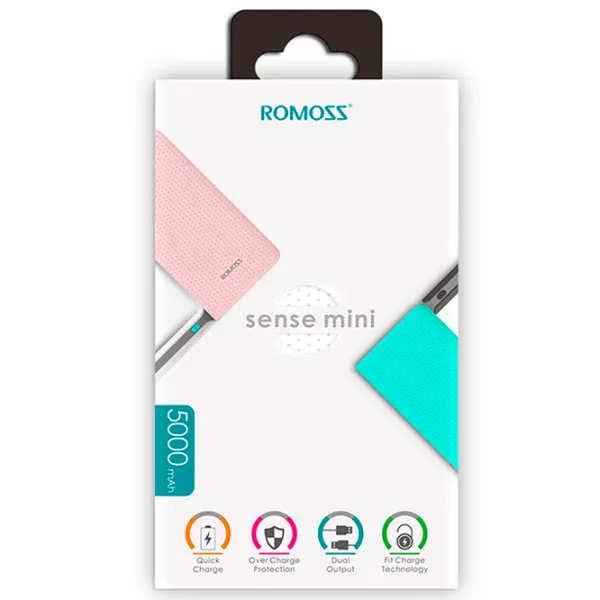 Power Bank Romoss Sense Mini 5000 mAh/ White photo 3 Power Bank Romoss Sense Mini 5000 mAh/ White photo 3