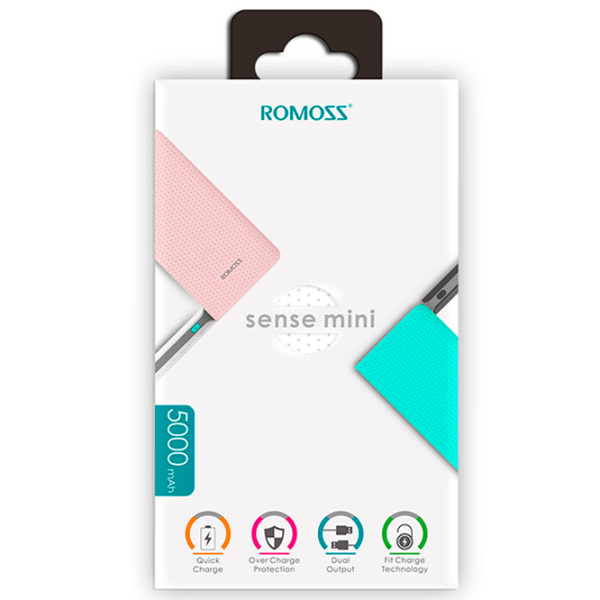 Power Bank Romoss Sense Mini 5000 mAh/ Blue photo 3 Power Bank Romoss Sense Mini 5000 mAh/ Blue photo 3