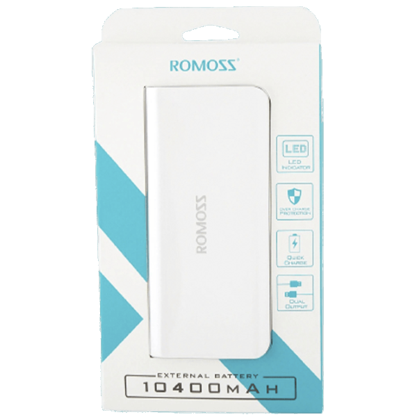 Acumulator extern Romoss Sense 4 Led 10400 mAh/ White photo 3 Acumulator extern Romoss Sense 4 Led 10400 mAh/ White photo 3