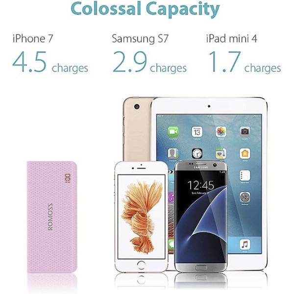 Acumulator extern Romoss Sense 4 Led 10400 mAh/ Pink photo 5 Acumulator extern Romoss Sense 4 Led 10400 mAh/ Pink photo 5