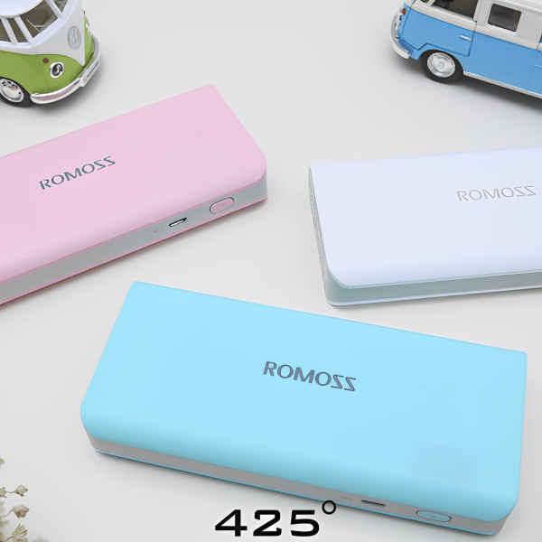 Acumulator extern Romoss Sense 4 Led 10400 mAh/ Blue photo 4 Acumulator extern Romoss Sense 4 Led 10400 mAh/ Blue photo 4