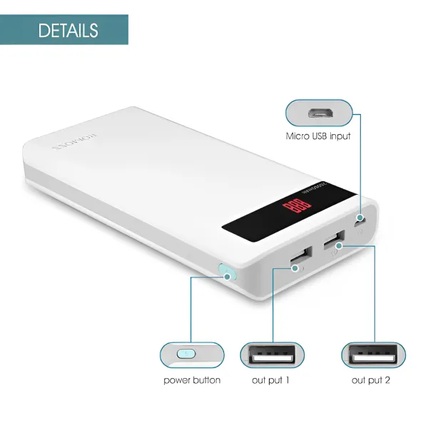 Power Bank Romoss Sense 6P 20000 mAh/ White photo 5