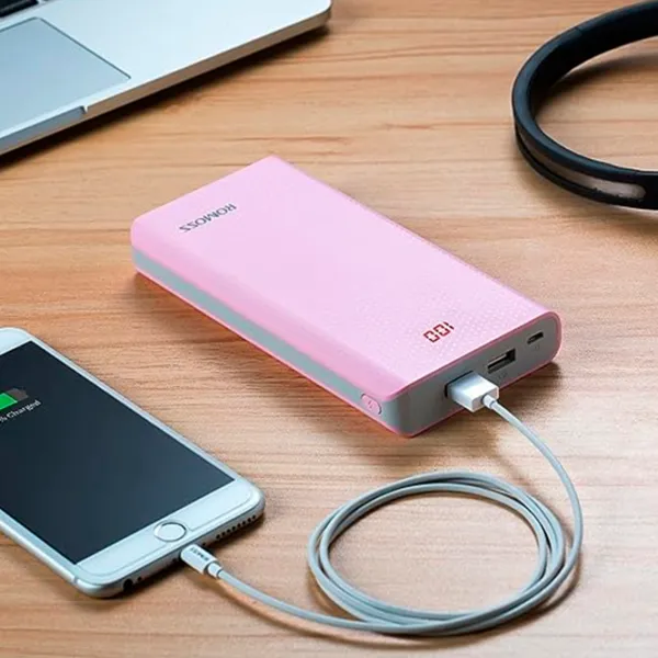 Power Bank Romoss Sense 10 10000 mAh/ Pink photo 4 Power Bank Romoss Sense 10 10000 mAh/ Pink photo 4
