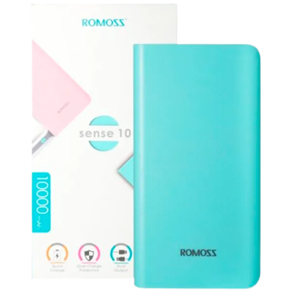 Power Bank Romoss Sense 10 10000 mAh/ Blue photo 2 Power Bank Romoss Sense 10 10000 mAh/ Blue photo 2