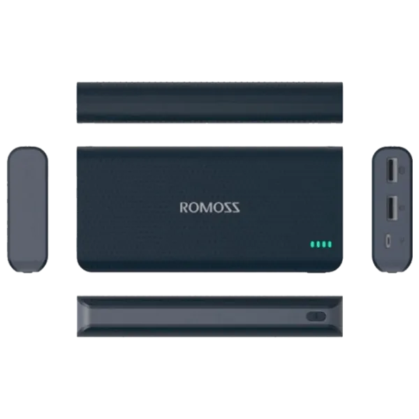 Acumulator extern Romoss Sense 15 15000 mAh/ Black photo 4 Acumulator extern Romoss Sense 15 15000 mAh/ Black photo 4