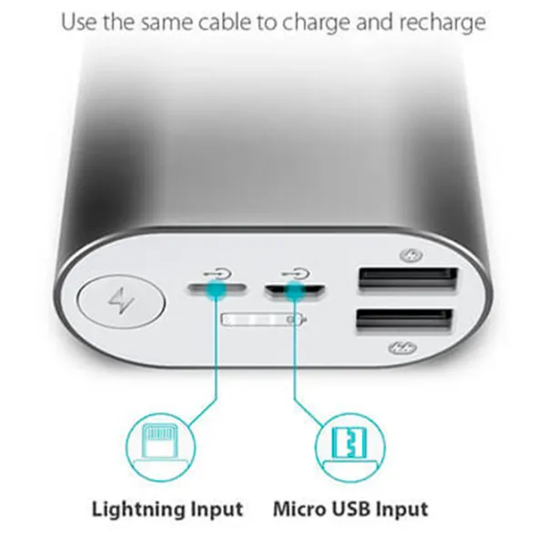 Power Bank Romoss ACE 10 10000 mAh/ Gray photo 4 Power Bank Romoss ACE 10 10000 mAh/ Gray photo 4