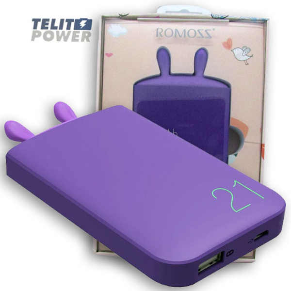 Power Bank Romoss Lovele Elf 6000 mAh/ Purple photo 6 Power Bank Romoss Lovele Elf 6000 mAh/ Purple photo 6