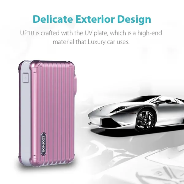 Power Bank Romoss UP 10 10000 mAh/ Rose photo 7 Power Bank Romoss UP 10 10000 mAh/ Rose photo 7