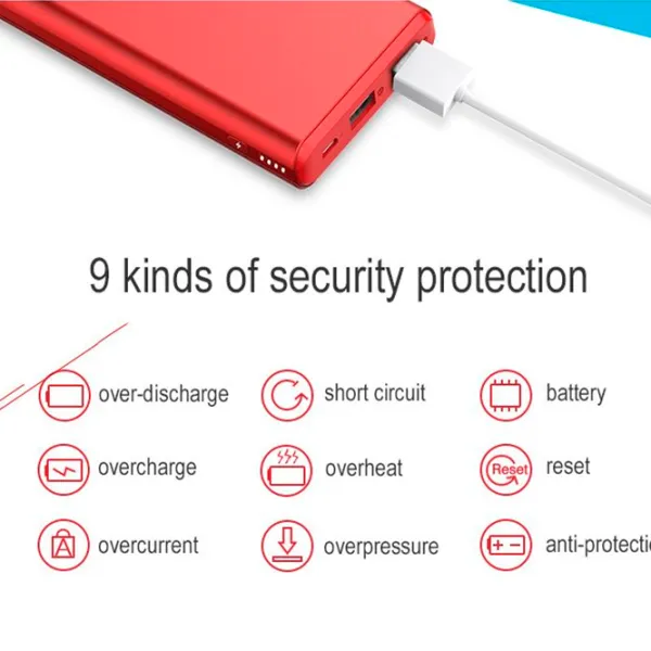 Power Bank Romoss GT2 5000 mAh/ Red photo 4 Power Bank Romoss GT2 5000 mAh/ Red photo 4