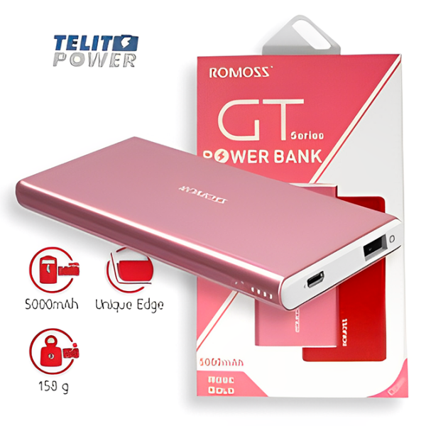 Power Bank Romoss GT2 5000 mAh/ Red photo 5 Power Bank Romoss GT2 5000 mAh/ Red photo 5