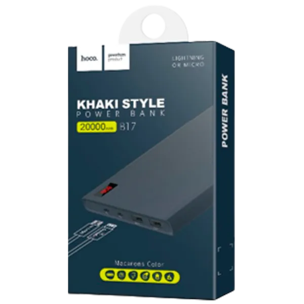 Power Bank Hoco B17 20000 мАч/ Синий photo 2