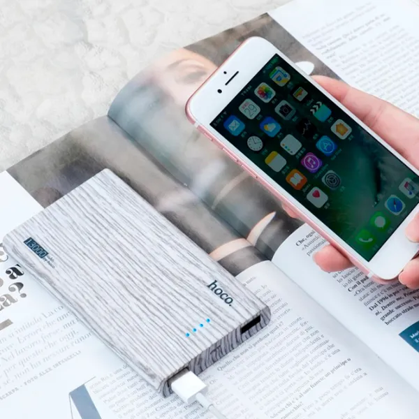 Power Bank Hoco B17 20000 mAh/ Gray photo 4