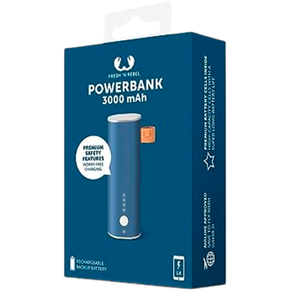 Power Bank Fresh 'N Rebel 1 Port 3000 mAh/ Blue photo 3